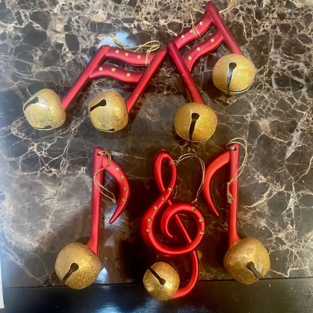 Musical Note Ornament Set!